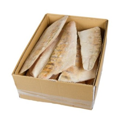 Sterko filė su oda, 500-800 g, 20% glazūra, šaldyta, 10 kg